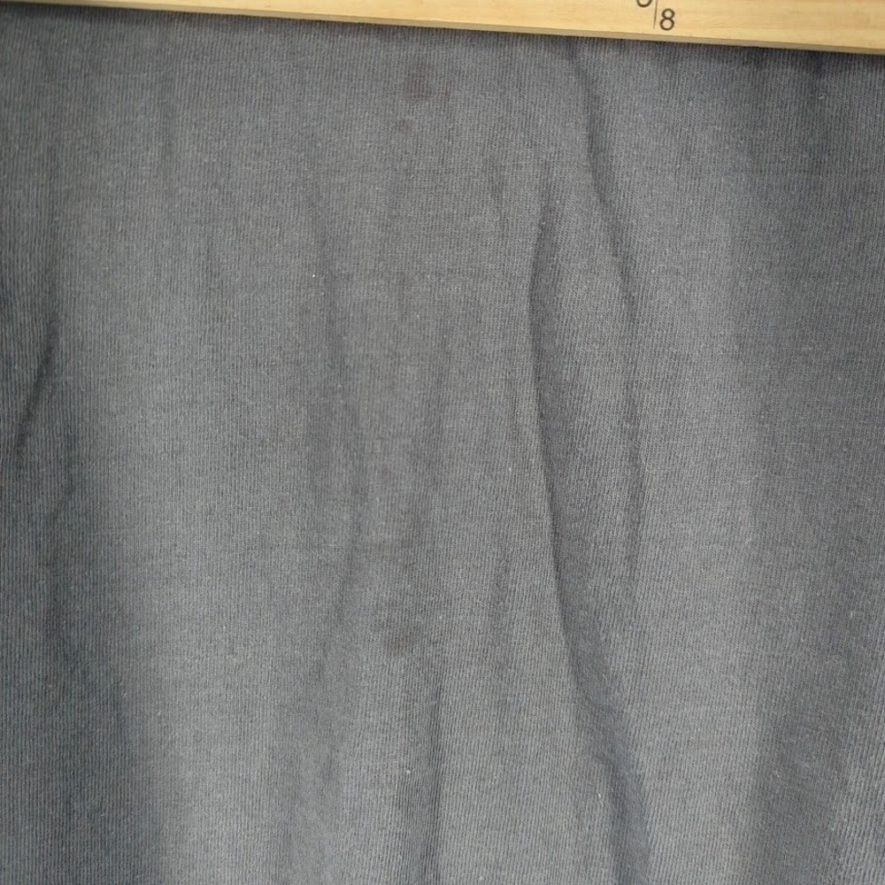 Old Navy Mens Gray Long Sleeve Rugby Shirt White Collar Medium Tall MT - Picture 7 of 11